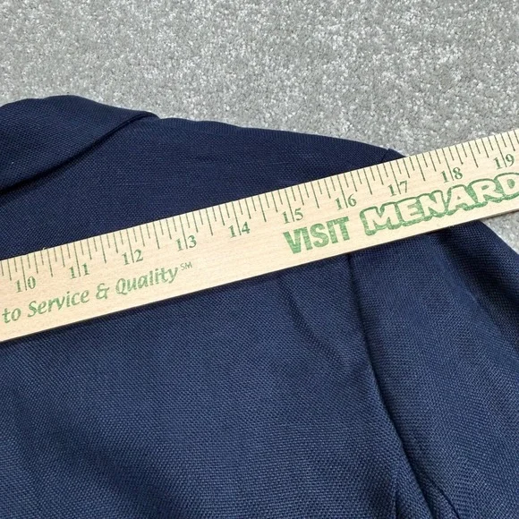 J McLaughlin Ressie Jacket Navy Double Breasted Blazer NWT Sz 8 Old Money Preppy - Picture 13 of 16